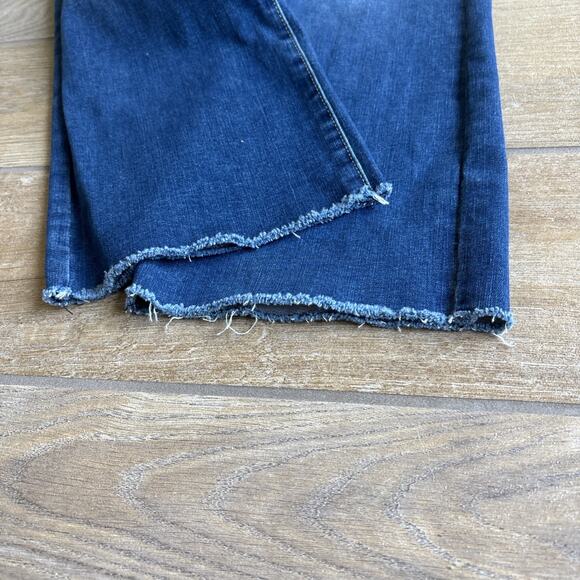 NYDJ Womens Size 6 Jeans Slim Bootcut Slimming Raw Edge Hem Cool Embrace - Picture 10 of 14